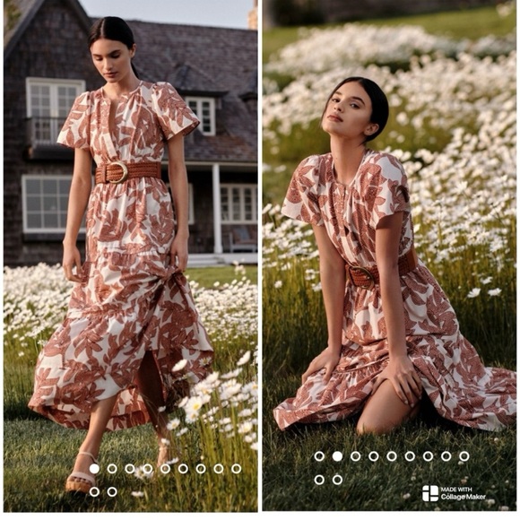 Anthropologie iconic Somerset Maxi Dress size xxs - Picture 3 of 9